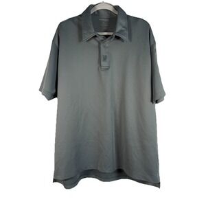 Propper‎ Mens Shirt Polo Short Sleeve 1/4 Button Uniform Workwear Grey Size XL